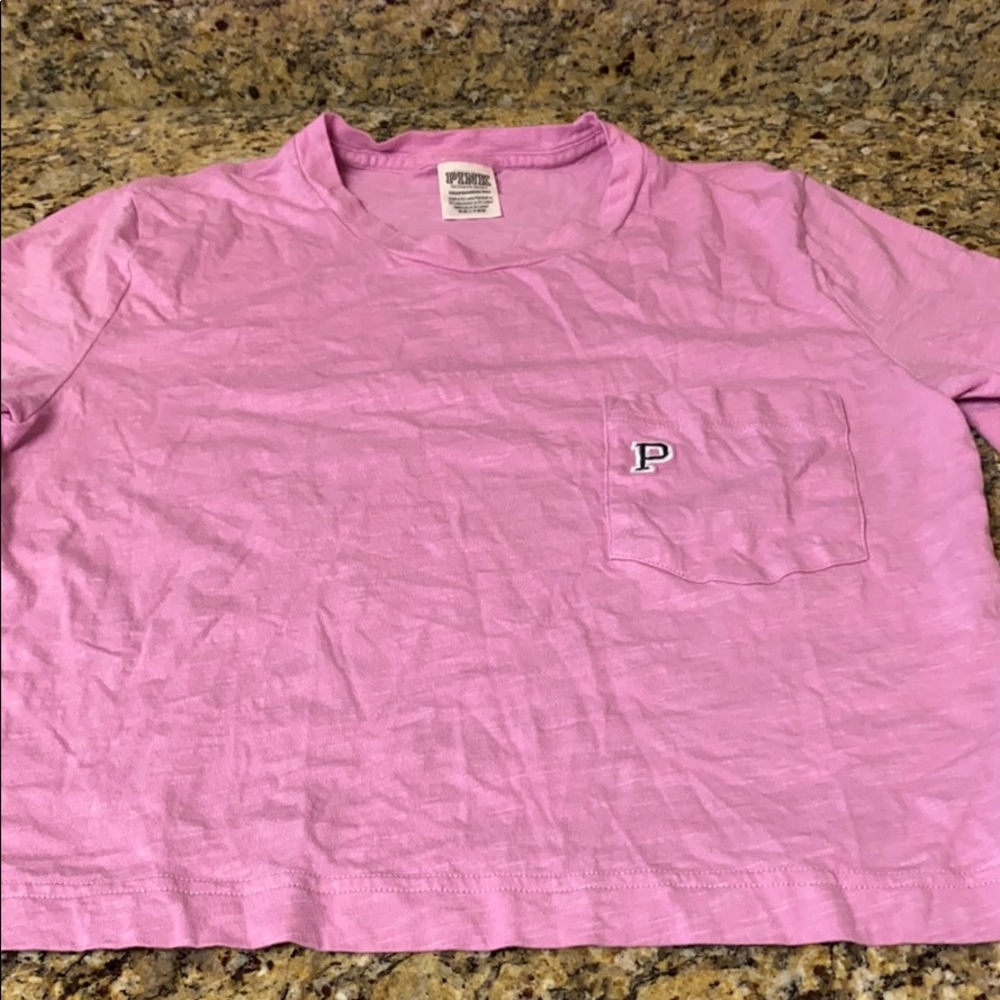 Pink Victoria’s Secret crop top. Size XS